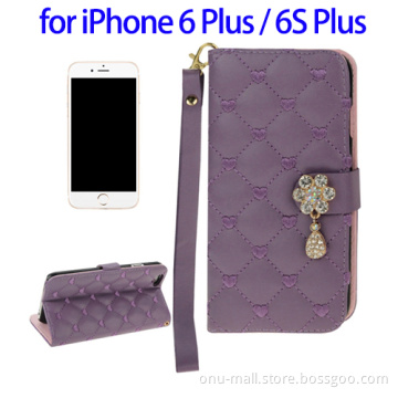 Smart Phone Wallet Case For Iphone 6 Plus, Flip Leather Case For Iphone 6 Plus